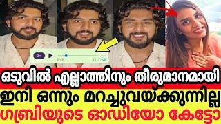 ഒടുവിൽ എല്ലാത്തിനും തീരുമാനമായി ഇനി ഒന്നും മറച്ചുവയ്ക്കുന്നില്ല ഗബ്രിയുടെ ഓഡിയോ കേട്ടോgabri