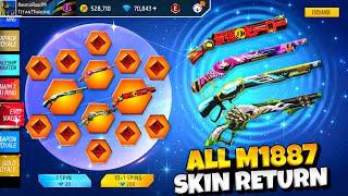 All M1887 Skin Return Event  free fire new event  Ff New Event Upcoming events in free fire