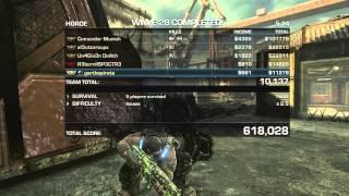 Gears of War 3 Insane Horde on Drydock