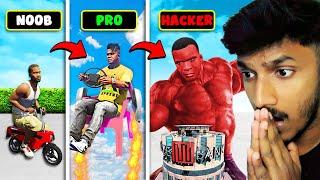 Noob vs Pro vs Hacker in GTA 5  Sharp Tamil Gaming