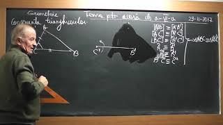 12 Lectia 1646 Clasa 6 Congruenta triunghiurilor Cazuri de congruenta Probleme de geometrie plana