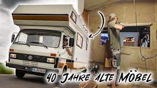 LT 40 Familiencamper Projekt Die alten Möbel müssen raus Teil 1