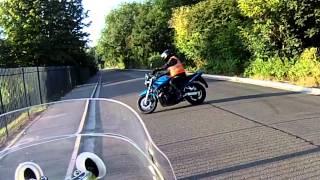 Rider crashes whilst doing U-Turn on test day. Read description..