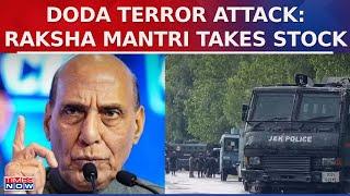 Jammu-Kashmir News Defence Minister Rajnath Singh Takes Stock Mehbooba Mufti Reacts On Doda Attack