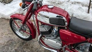 Jawa 350 в оригинале вишневка Ява 634-01