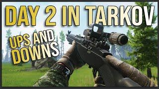 HOW TO LEARN FROM YOUR MISTAKES - Day 2 Escape from Tarkov FULL PLAYTHROUGH