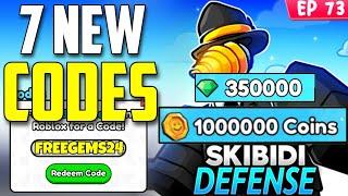 *NEW* ALL WORKING CODES FOR SKIBIDI TOWER DEFENSE IN 2024 ROBLOX SKIBIDI TOWER DEFENSE CODES