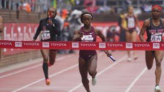 Texas A&M Tears Up The Track In Womens 4x100m At Penn Relays
