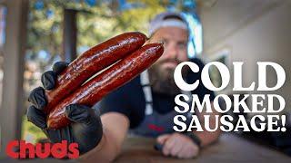 Cold Smoked Texas Style Sausage  Chuds BBQ