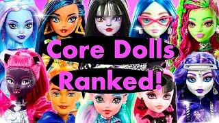 Ranking EVERY Monster High G3 CORE DOLL