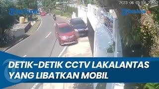 Mobil vs Mobil DETIK-DETIK Rekaman CCTV Lakalantas di Jalan Kamboja Tanjungpinang