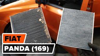 How to change pollen filter on FIAT PANDA 2 169 TUTORIAL AUTODOC