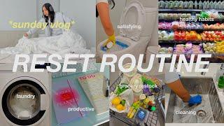 *ultimate* SUNDAY RESET ROUTINE 2024  cleaning motivation restock & organize fridge grocery shop