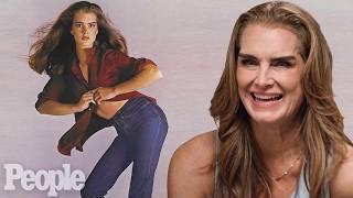 Brooke Shields & Her Daughters React to Old Family Photos 1980s Calvin Klein Campaign  PEOPLE