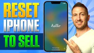 How to Reset iPhone to Sell FACTORY RESET Erase all Content AND Settings