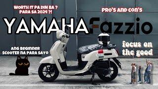 2024 YAMAHA MIO FAZZIO REVIEW  PROS & CONS  RYDEwithRY