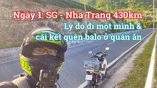 Ngày 1 SG - Nha Trang 430km  Xuyên Việt Bằng Xe Máy 2022  Chuong Pham & Honda FutureX