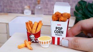 Mini Real Food  Popcorn Chicken Recipe KFC Style Miniature Cooking Official