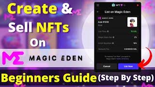 How to Create & Sell NFTs On Magic Eden Step-by-Step Guide For Beginners HINDI List NFTs For FREE