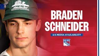 NYR 2024 Exit Day Braden Schneider Media Availability  June 4 2024