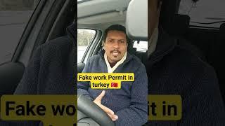 Fake work Permits in turkey 