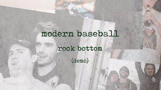 Modern Baseball - Rock Bottom Demo Official Lyric Video