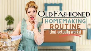 Unlock the Secrets of Vintage Homemakers with an Old Fashioned Daily Cleaning Routine