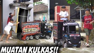 MUATAN KULKAS DITDIM COBA MUAT KULKAS PAKAI TRUK HANIN SEBERAT INI TERNYATA..