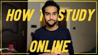 How to study in an online degree or course - Study Tips 
