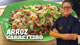 Como fazer o melhor ARROZ CARRETEIRO  Chef Zeca