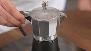 قهوه به غلظت اسپرسو، آمریکانو و لاتهبا فوم شیر در موکاپات با نواب _ how toake coffee with moka pot