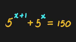 An Elementary Exponential Equation