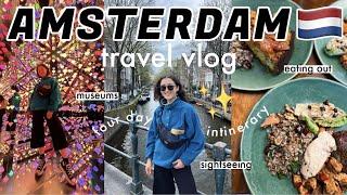 AMSTERDAM TRAVEL VLOG  How to explore the city in 4 days