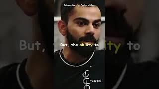 Work Hard and Believe in Yourself  Virat Kohlis Motivational Speech  No.01 Player #shorts