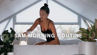 #38 5AM MORNING ROUTINE 2023  healthy habits & productive start of the day