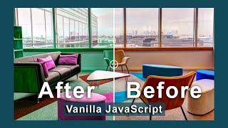 Before After Responsive Slider Using Custom JavaScript