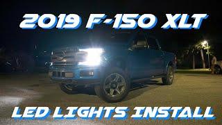 INSANELY BRIGHT  2018-2020 F-150 LED Headlights & Fog Lights Upgrade & Install