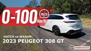 2023 Peugeot 308 GT 0-100kmh & engine sound