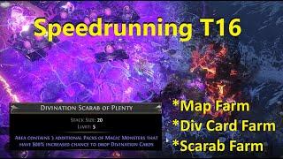 3.25 T16 better than T17? 20 Maps in 16 Minutes = 38.5 Divines 100+ Divhr Std League