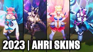 ALL AHRI SKINS SPOTLIGHT 2023  League of Legends