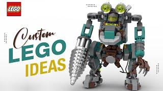 How to build Rock Raiders mech  Lego creative ideas  Lego custom build