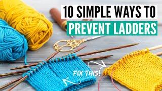 How to really fix ladders when knitting in the round a masterclass