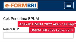 Begini Cara Mengecek Penerima BLT UMKM 2022 di eform.bri.co.id