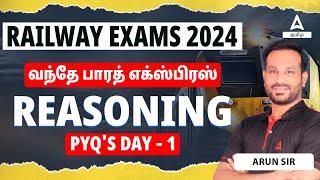 Railway Reasoning Previous Year Questions  RRB ALP NTPC RPF Group D Reasoning in Tamil #1