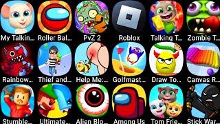 Plants Vs Zombies 2Stumble GuysCanvas RunThief and Run 3DMy Talking HalRainbow Garten Survivor