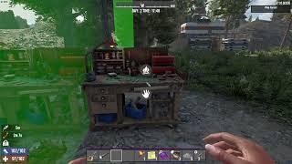 How to Move Workbench in 7 Days to Die - Change Workbench Position