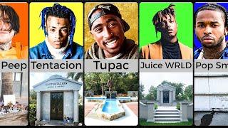 Tombstones of the Most Famous Rappers Who Died  Comparison