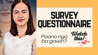 QUALITATIVE SURVEY QUESTIONNAIRE AN INTRODUCTION #QuantivsQuali #surveymethods