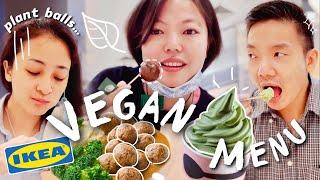  Trying Vegan Options at IKEA Indonesia Taste Testing Plant Balls and Desserts