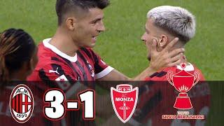 GOL E HIGHLIGHTS Secondo Trofeo Berlusconi MILAN MONZA 3-1  GOL SAELEMAEKERS DI RABONA